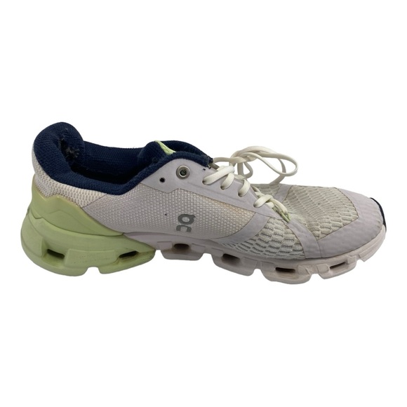 On Cloud Cloudflyer 4 Womens Running Shoes White/Navy/Green Size 8.5 Shoes - Picture 9 of 10